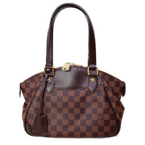 Louis Vuitton Damier Ebene Brown Verona Semi Shoulder Bag